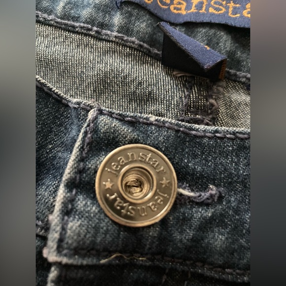 Ladies Size 8 Average Jean Star Dark Denim Jeans - Picture 16 of 16